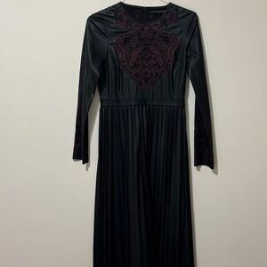 Zara faux leather dress